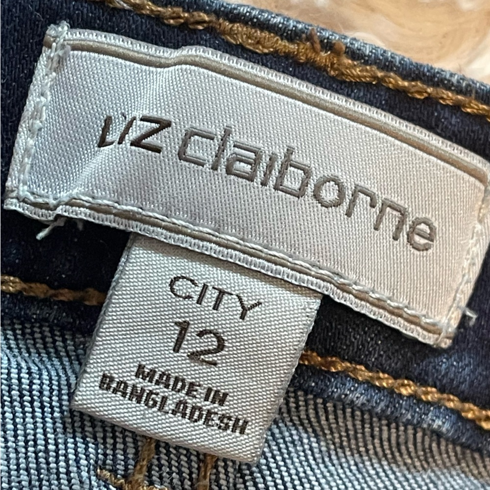 Liz Claiborne Denim Old Money Jeans Dressy Casual Sz 12 - Picture 3 of 7